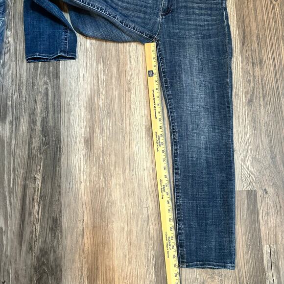 KUT from‎ the Kloth Straight Leg Jeans Women’s Size 8 Blue Whiskered High Rise - Picture 5 of 9